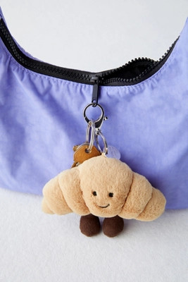 Jellycat Amuseable Croissant Plush Keyring | Urban Outfitters UK