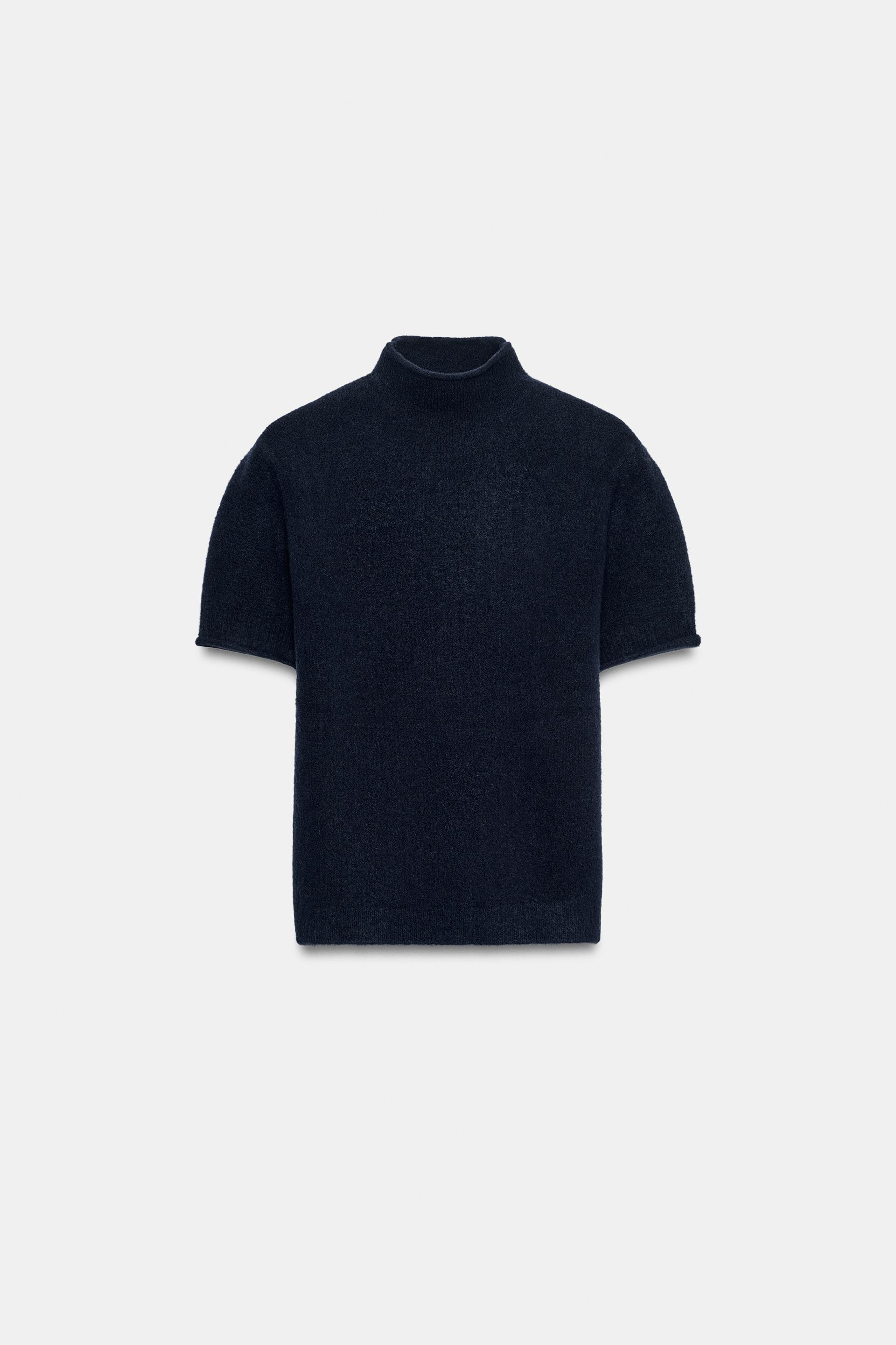 SOFT KNIT SHORT SLEEVE JUMPER | Zara UK