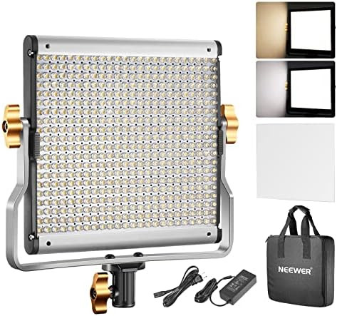 Neewer Dimmable Bi-Color LED with U Bracket Professional Video Light for Studio, YouTube Outdoor ... | Amazon (CA)