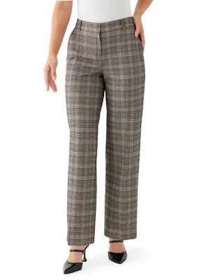 Anne Klein Women's Petite Plaid Trousers | Belk