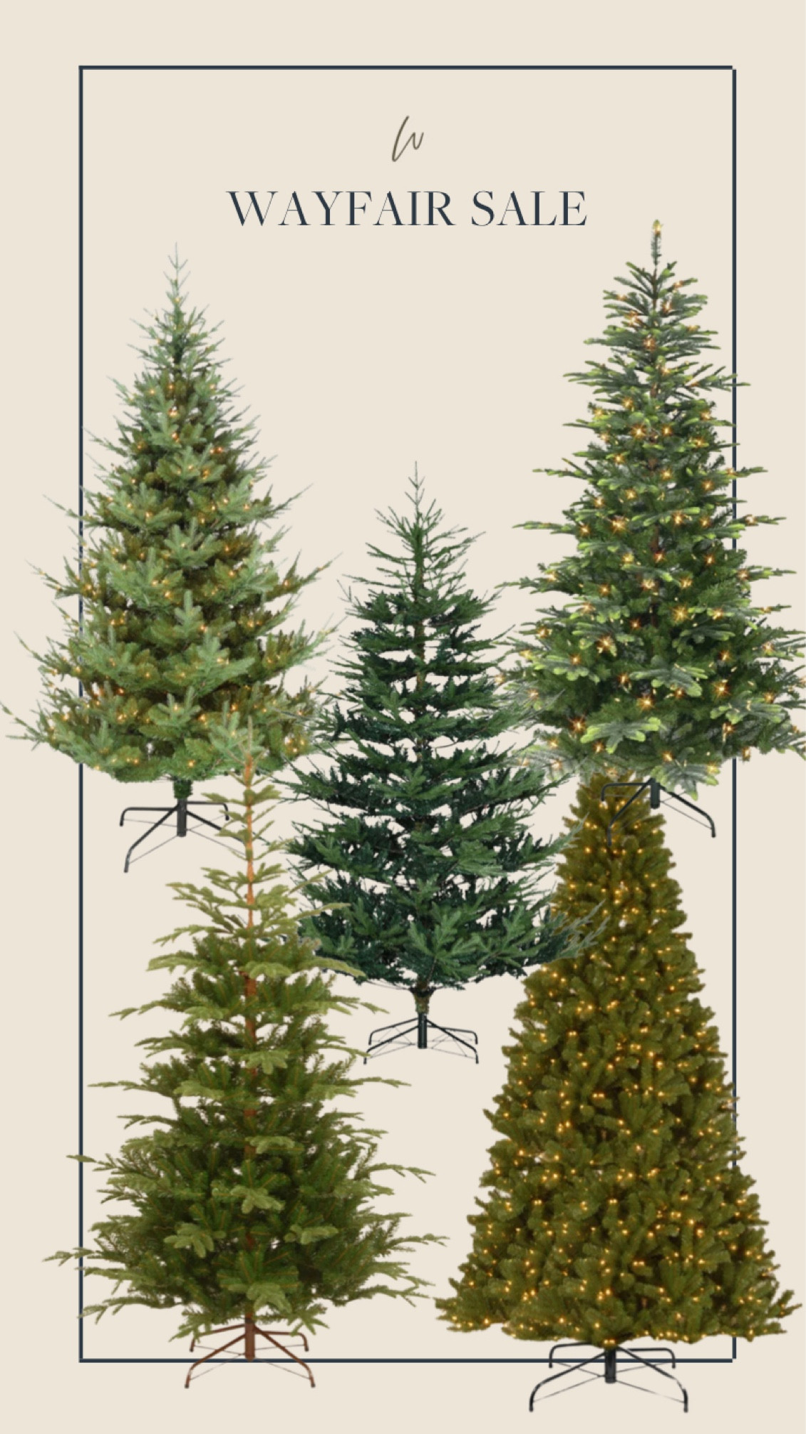 Christmas trees on sale at Wayfair! 

#LTKSeasonal #LTKHome #LTKSaleAlert
