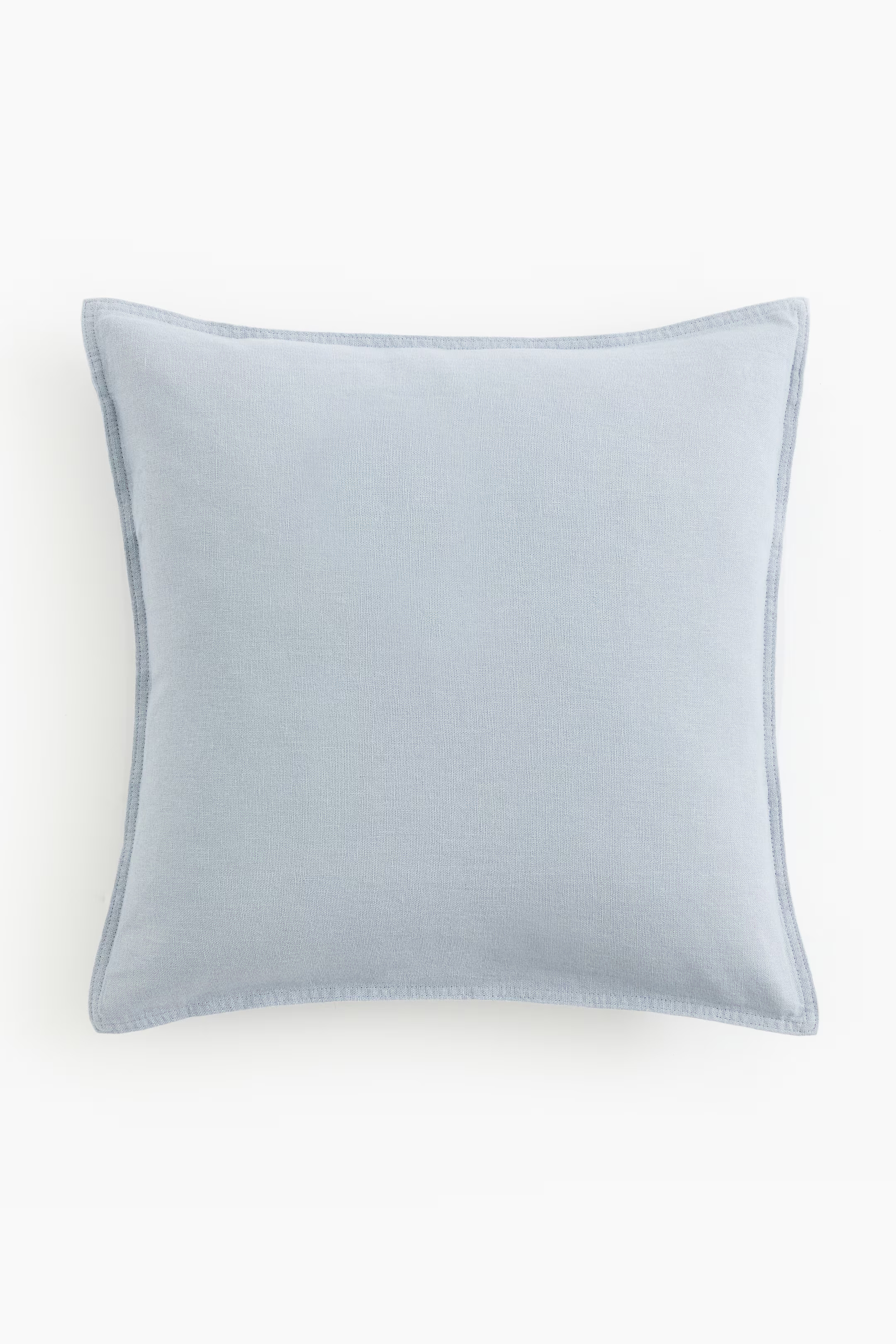 Linen-blend Cushion Cover - Dusty blue - Home All | H&M US | H&M (US + CA)
