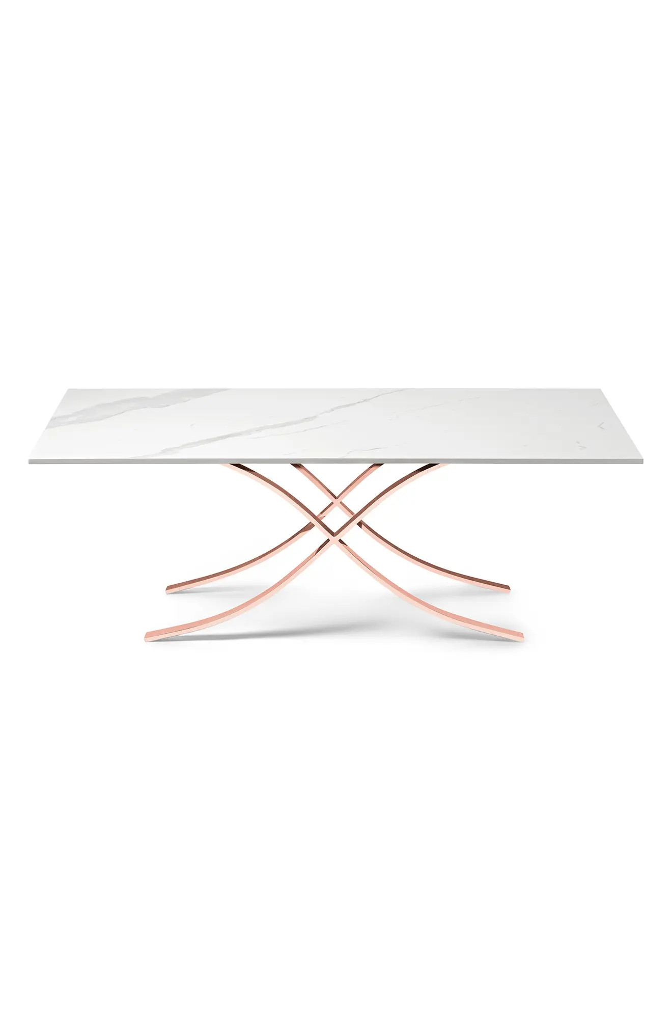 Aristot Carrara Rectangular Marble Tabletop in Grey at Nordstrom | Nordstrom