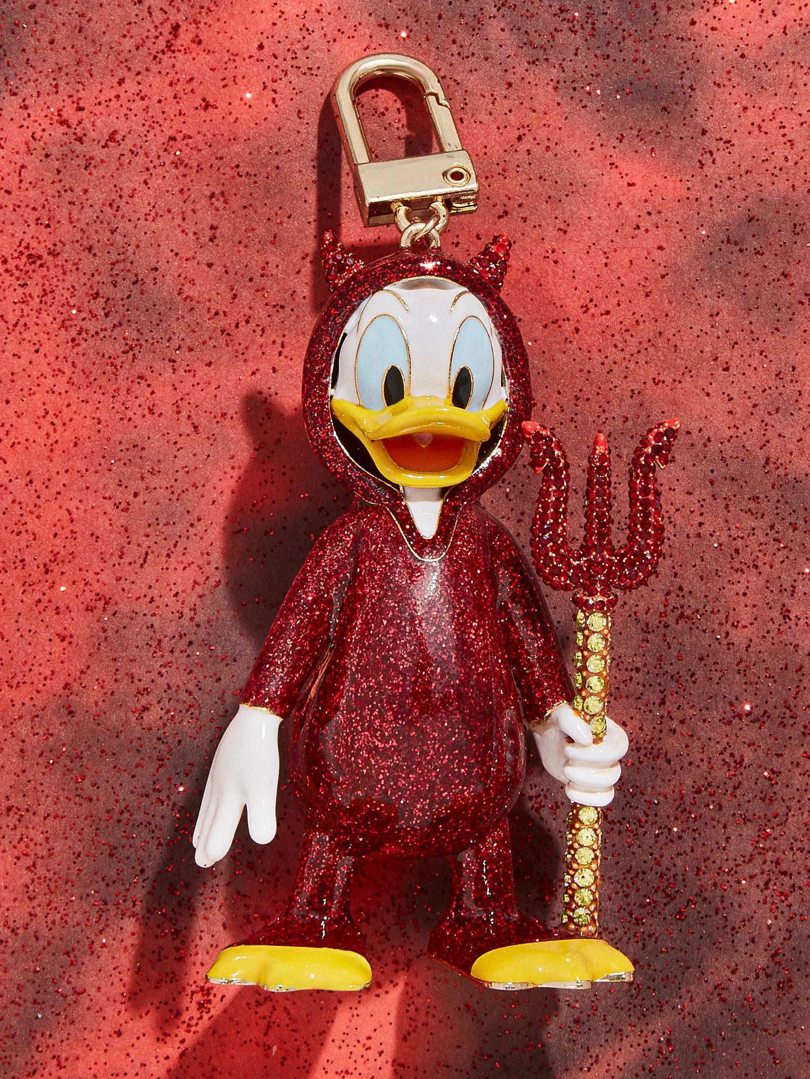 Donald Duck Disney Bag Charm - Donald Duck Devil Costume | BaubleBar (US)