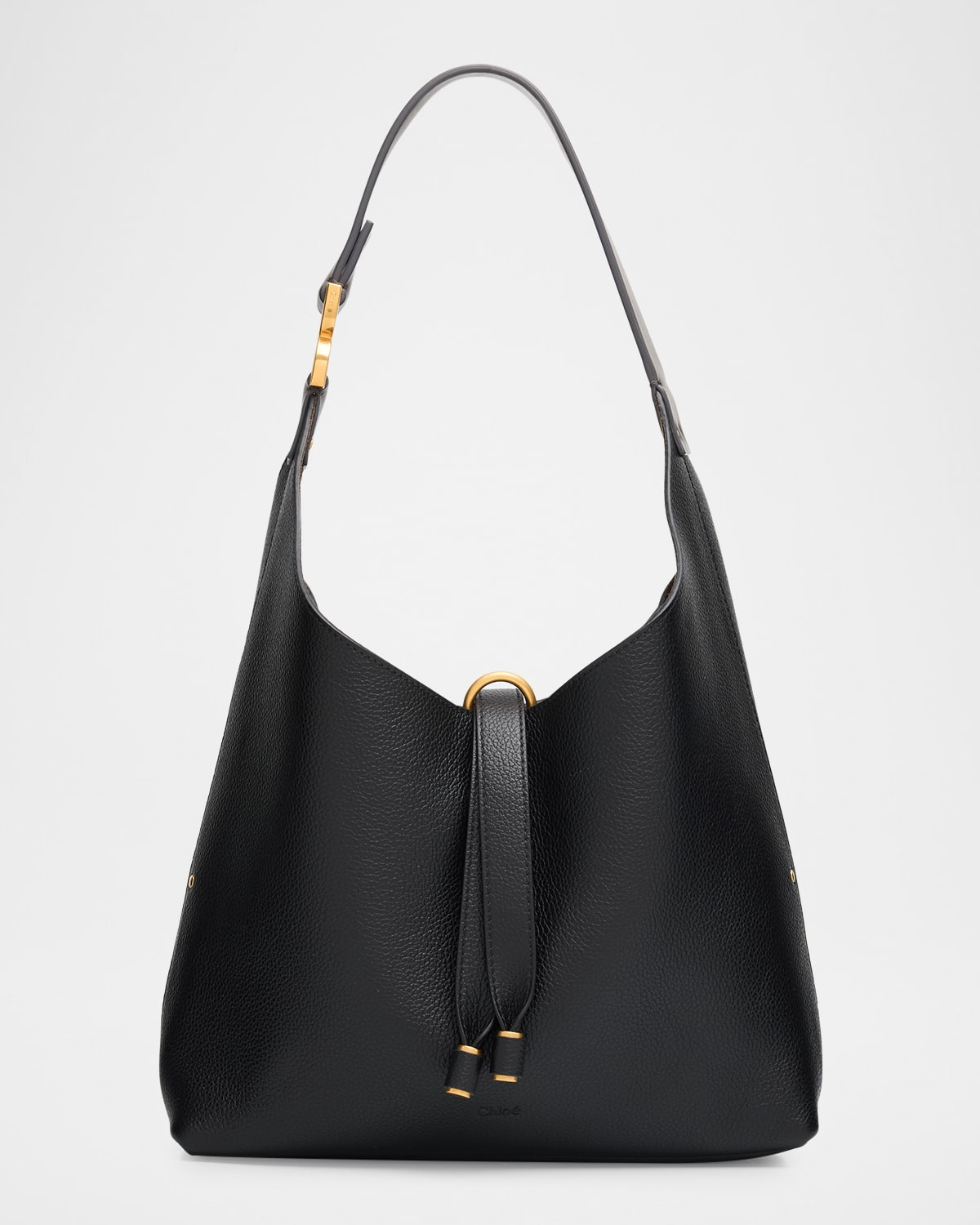 Marcie Small Hobo Bag in Grained Calfskin | Neiman Marcus