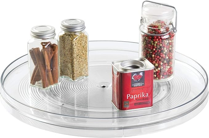 iDesign Linus Turntable Kitchen Organizer, Organization for Pantry, Countertop, Shelf, Table, Van... | Amazon (US)