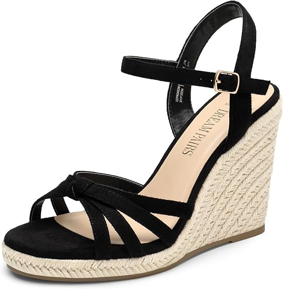 DREAM PAIRS Wedge Sandals for Women Dressy Summer, Platform Espadrille Strappy Casual Braided Hee... | Amazon (US)