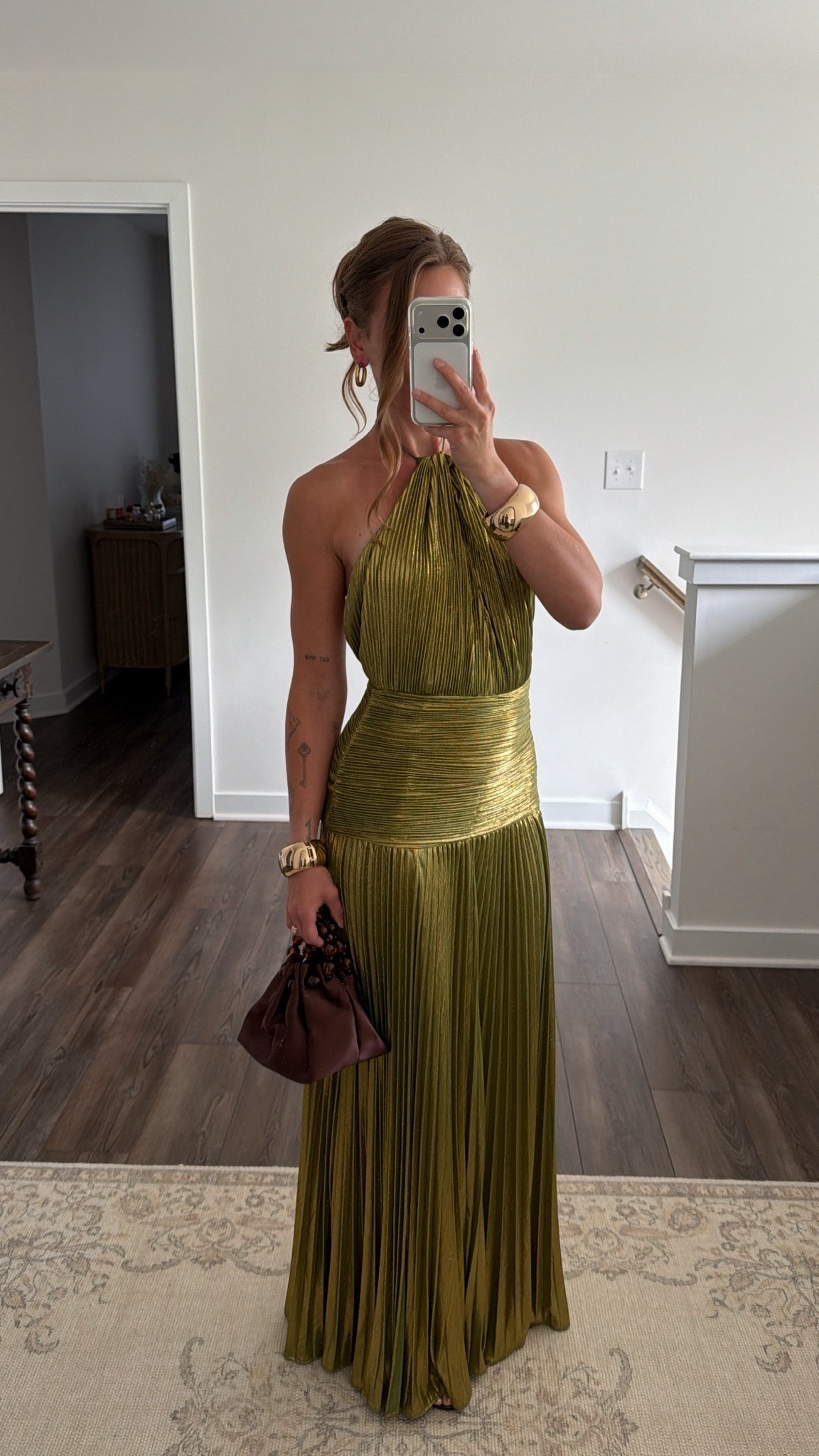 8/24/26 Wedding Guest Outfit 
Details

Wedding guest outfit details from this weekend 🤎 Wearing this Retrofête dress from Revolve with my Steve Madden kitten heels, brown ASOS bag, Jenny Bird earrings + a stack of Amazon bangles.

Loved how all of the accessories came together with this dress—simple, elevated + perfect for a summer wedding. Linking everything I can here, plus similar options where exact pieces aren’t available ✨

#LTKgrwm #LTKootd #LTKWedding