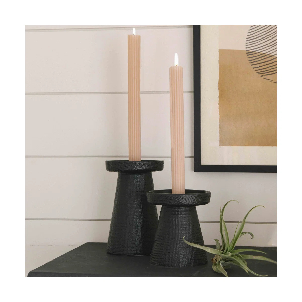 Stoneware Tabletop Candlestick | Wayfair North America