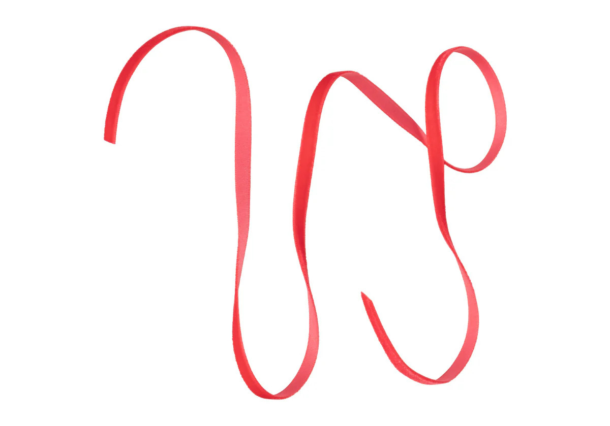 POPPY RED VELVET RIBBON | .25" | Alice Lane Home Collection