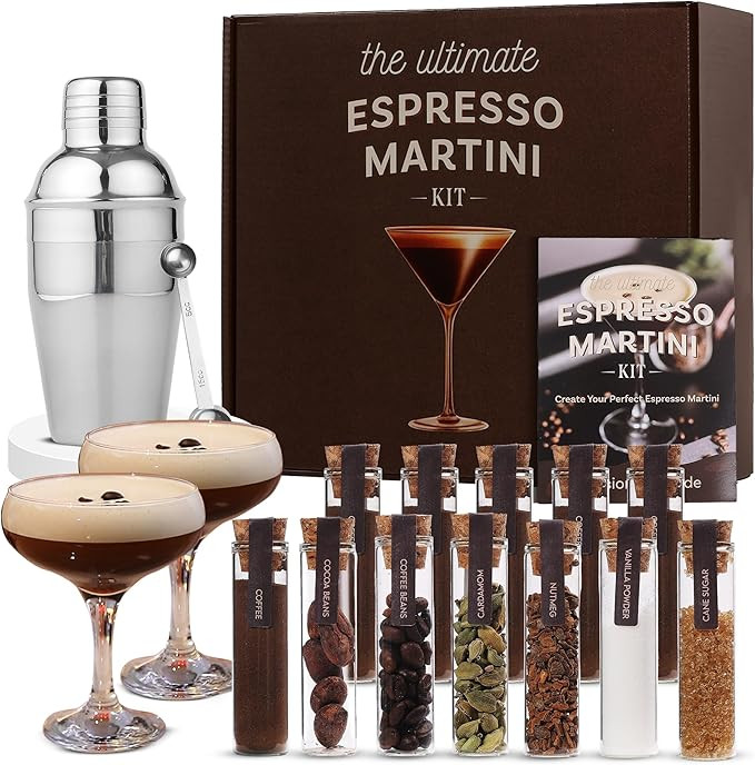 Your Dream Party Shop - Premium Cocktail Kit Gift Set - with Glasses, Accessories, and Elegant De... | Amazon (US)