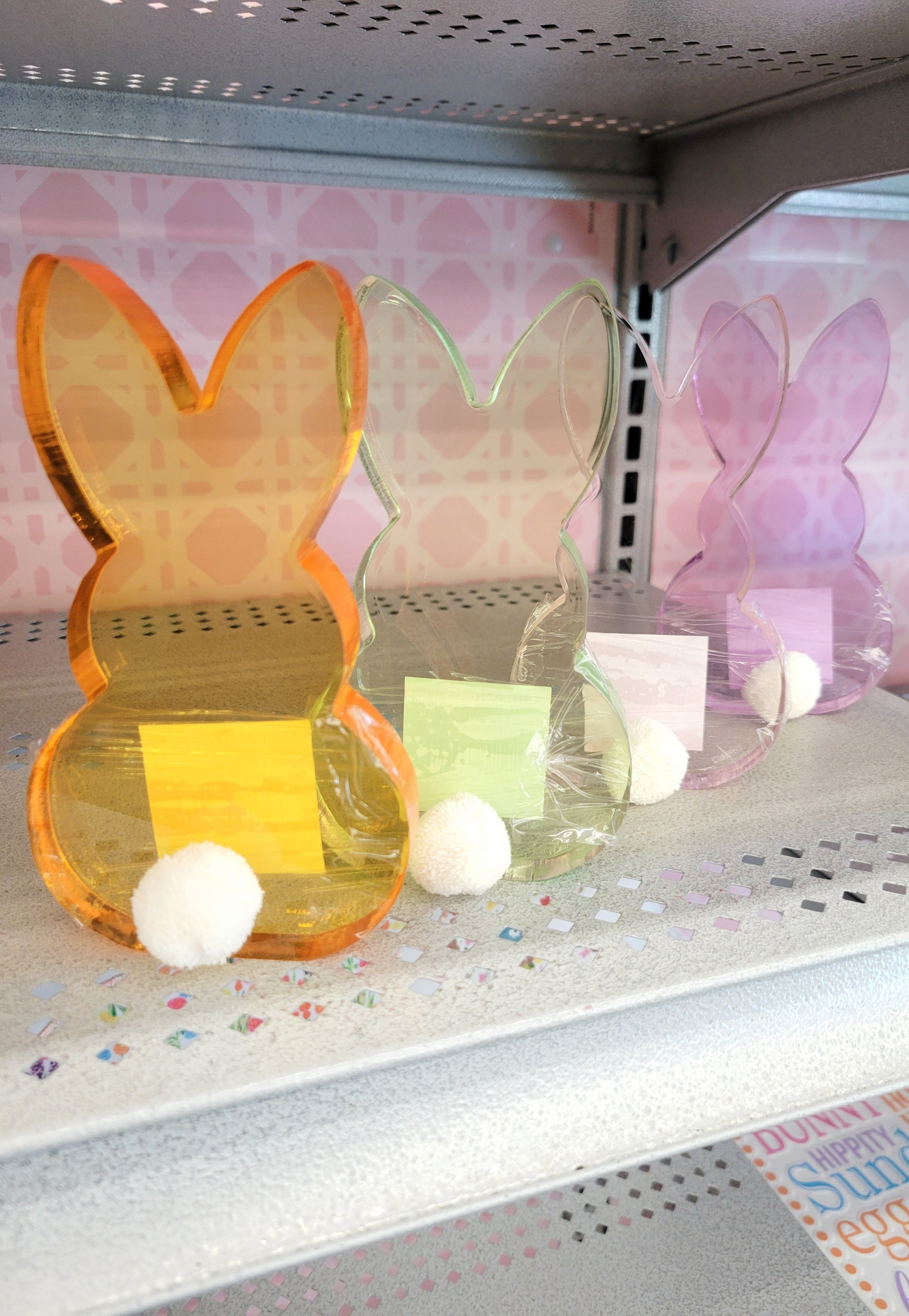 Assorted 5.7" Tabletop Bunny by Ashland from Michael's on sale $9.09 Org. $12.99 - how pretty are these acrylic bunnies 😍 Available in 4 colors.. display on a shelf in kids room, bathroom, living room, or use as a paper weight on your desk 🤪 I shared these but a different angle & I think I'm gonna go buy some 🥹 Which colors do you like? Remember you can always get a price drop notification if you heart a post/save a product 😉 

✨️ P.S. if you follow, like, share, save or shop my post (either here or @coffee&clearance).. thank you sooo much, I appreciate you! As always thanks sooo much for being here & shopping with me 🥹

| Valentine's Day, Wedding Guest, Vacation Outfit, Jeans, Winter Outfits, Work Outfit, Resort Wear, Maternity, Cocktail Dress, Baby Shower, Coffee Table, Bedding, Bedroom, Living Room, Sneakers, Nursery, valentines gift, valentines basket, gifts for her, gifts for him, gifts for boyfriend, gifts for girlfriend, gifts for wife, gifts for husband, valentines day outfit, valentines day dress, Easter basket, Easter dress, Easter family outfits, Hearth and Hand, project 62, hearth and hand with magnolia, target home, brightroom, mainstays, Thyme and Table, great value, better homes & gardens, your zone, pillowfort, room essentials, opalhouse, threshold | #liketkit @liketoknow.it https://liketk.it/4wUiS