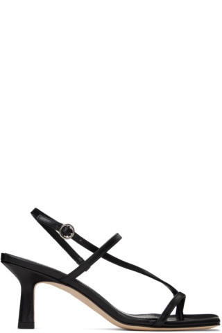 Aeyde - Black Elise Heeled Sandals | SSENSE