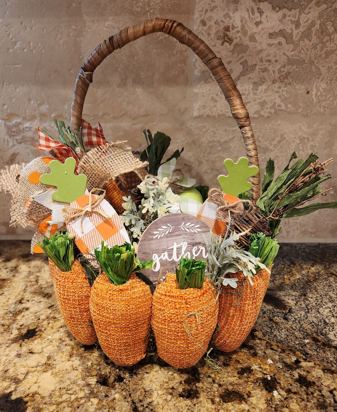 Carrot Basket fill of cute carrot accents | Etsy (US)