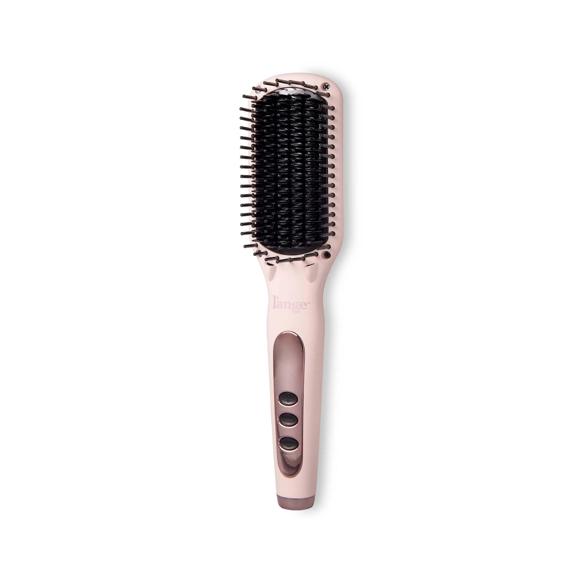 L'ange Hair Le Vite Hair Straightener Brush | Heated Hair Straightening Brush Flat Iron, Blush - ... | Walmart (US)