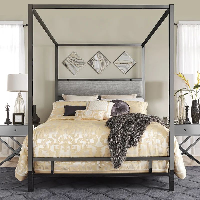 Bartlby Storage Canopy Bed | Wayfair North America