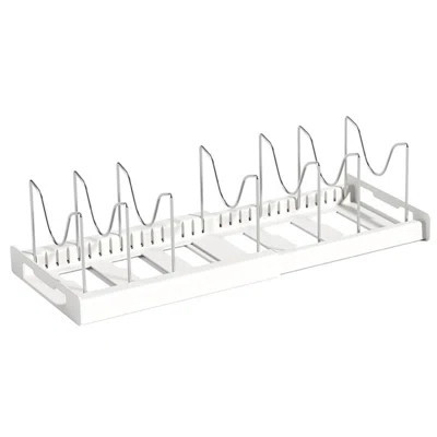 Pot Lid Organizers, Pot and Pan Organizer, Expandable Pots and Pans Organizer with 10 Adjustable Compartment | Wayfair North America
