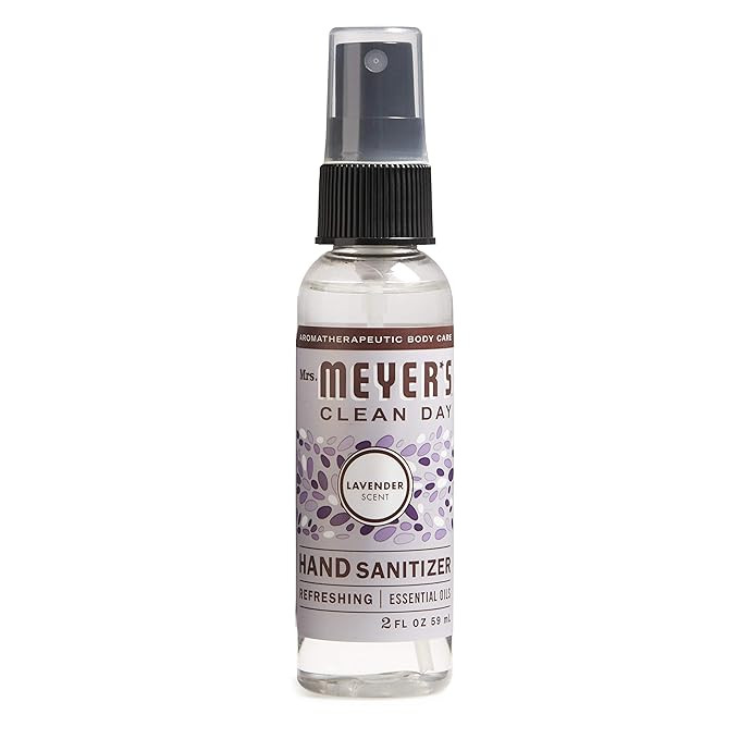 MRS. MEYER'S CLEAN DAY Antibacterial Hand Sanitizer Spray, Travel Size, Removes 99.9% of Bacteria... | Amazon (US)