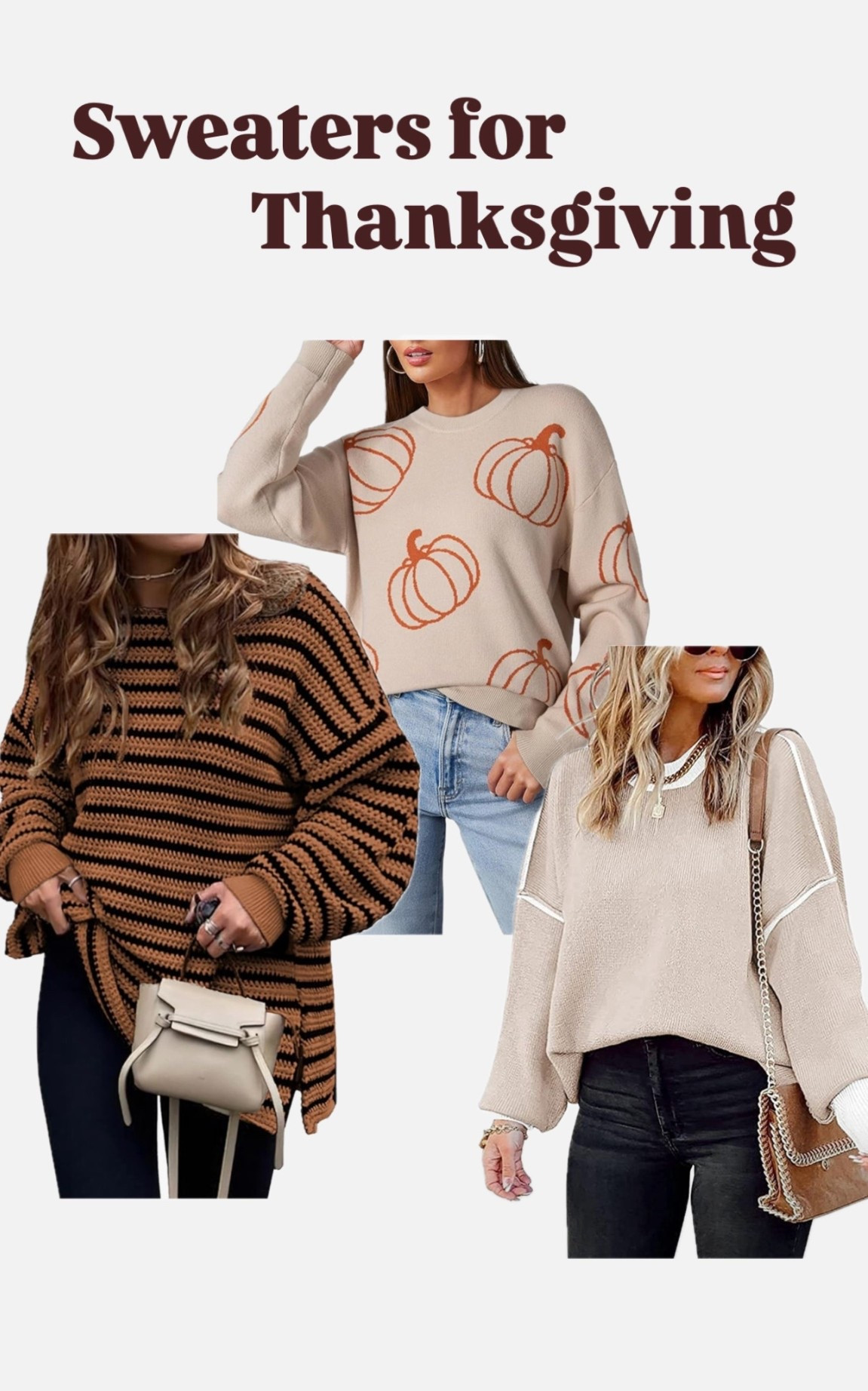 Sweaters for Thanksgiving // Friendsgiving outfit 

#LTKSeasonal #LTKFindsUnder50 #LTKStyleTip