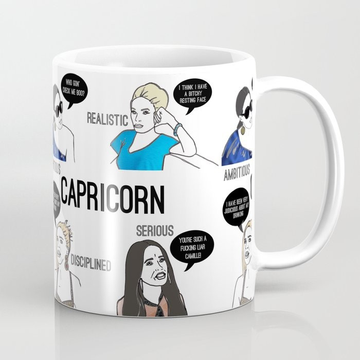 Capricorn- Bravostrology Series Coffee Mug | Society6