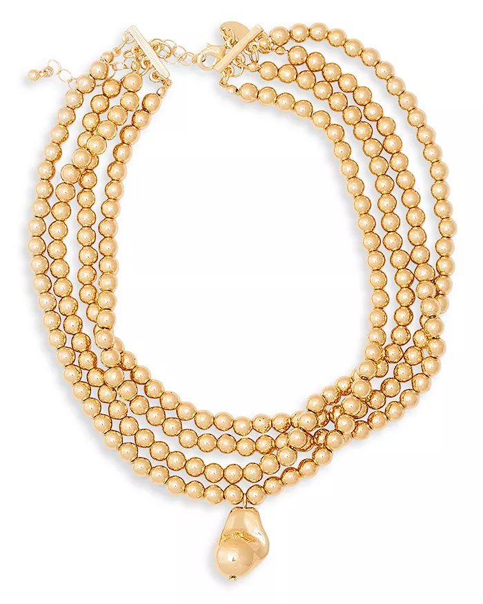 Beaded Layered Pendant Necklace, 12.5"-15.5" | Bloomingdale's (US)