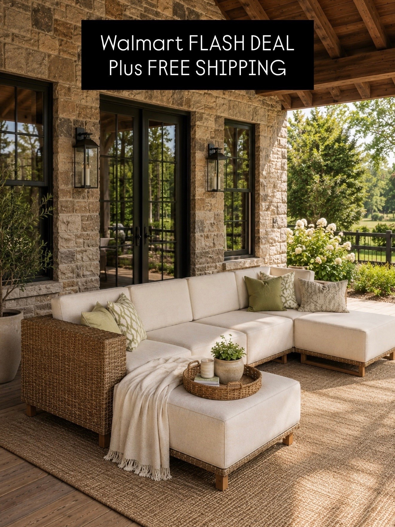 Luxury Wicker Patio Furniture Set Walmart Flash Deal

Follow @farmtotablecreations on Instagram for more beautiful home finds and outdoor inspiration.

This 6-piece wicker patio set is giving high-end designer porch vibes for way less. The warm wicker tones, cozy neutral cushions, and modular layout make it perfect for summer entertaining, morning coffee, or cozy nights outdoors. Plus… it’s part of a Walmart Flash Deal with FREE shipping 🤍

#walmartfinds #patiofurniture #outdoorliving #wickerfurniture #patiodecor

wicker patio furniture | outdoor sectional | patio seating | walmart patio finds | outdoor entertaining | patio refresh | neutral patio decor | outdoor furniture sale | summer patio | covered porch ideas | cozy patio setup | affordable outdoor furniture | patio inspiration | wicker sectional | luxury patio vibes | outdoor rug | backyard makeover | patio styling | neutral outdoor decor | walmart home | patio lounge set | outdoor cushions | deck decor | porch furniture | outdoor living space

#LTKHome #LTKSaleAlert #LTKSeasonal
