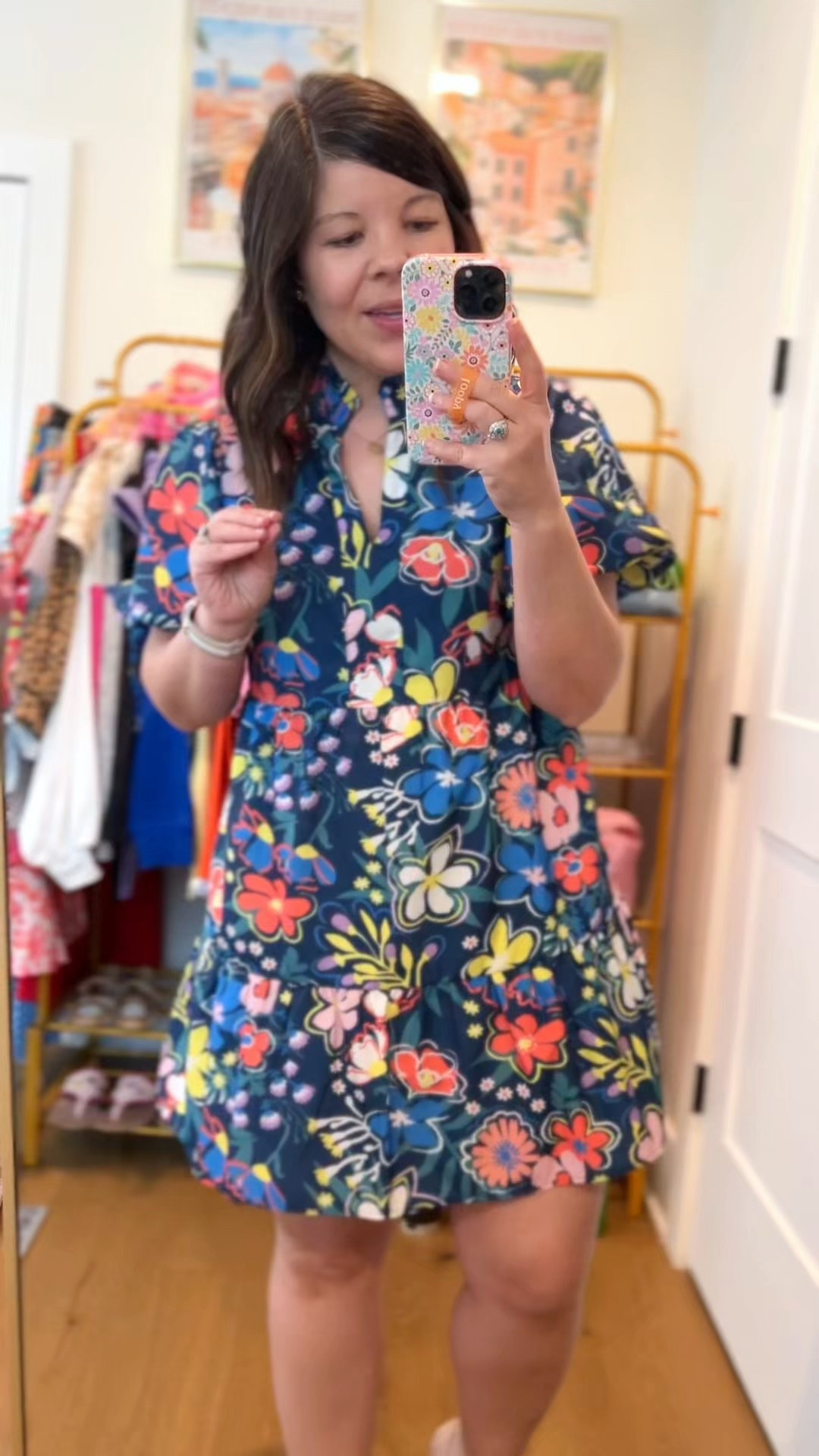 Avara new spring arrivals- gorgeous floral dress! I wear a size small. 

#LTKWorkwear #LTKWatchNow #LTKFindsUnder100