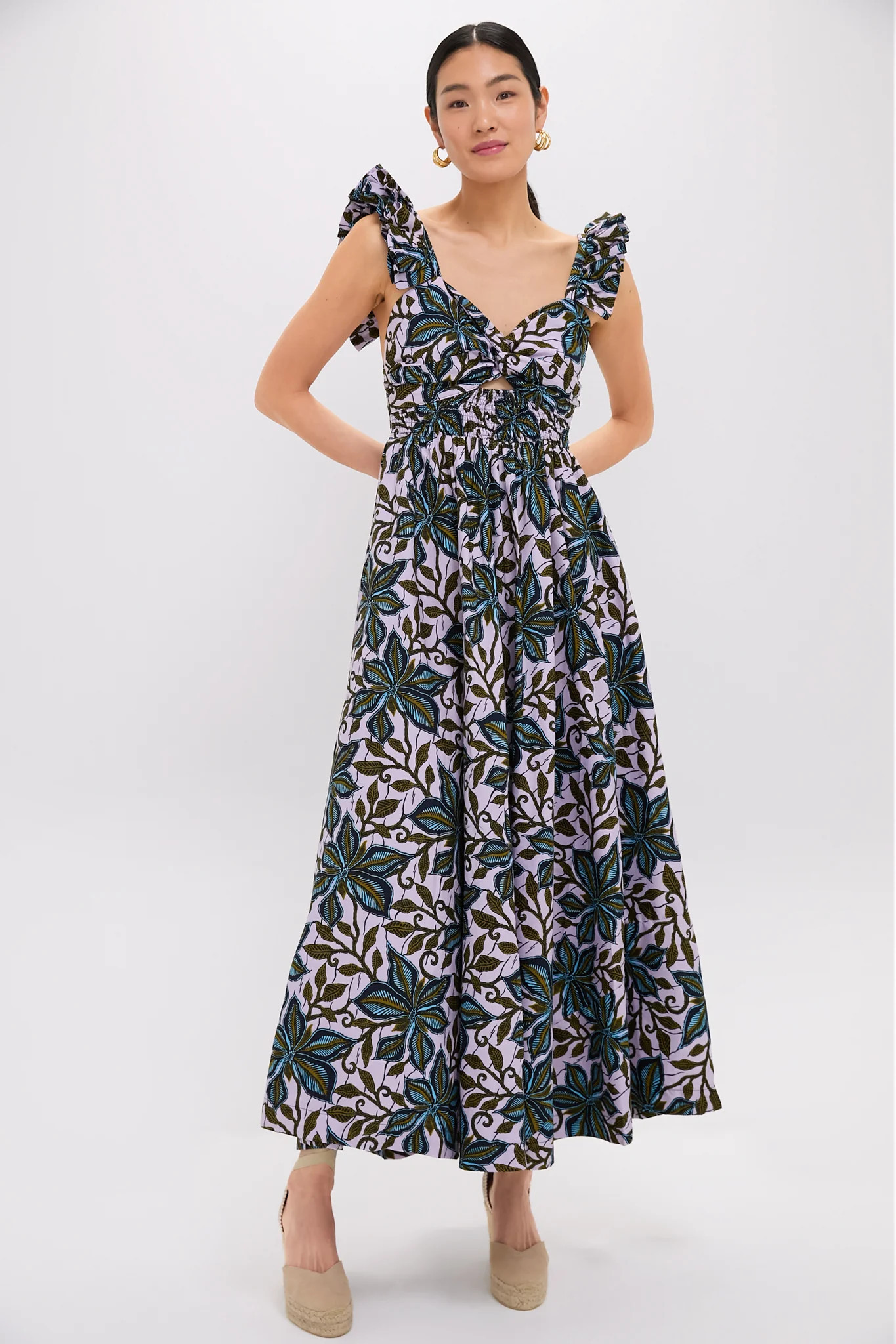 Lavender Ibukun Dress | Tuckernuck (US)