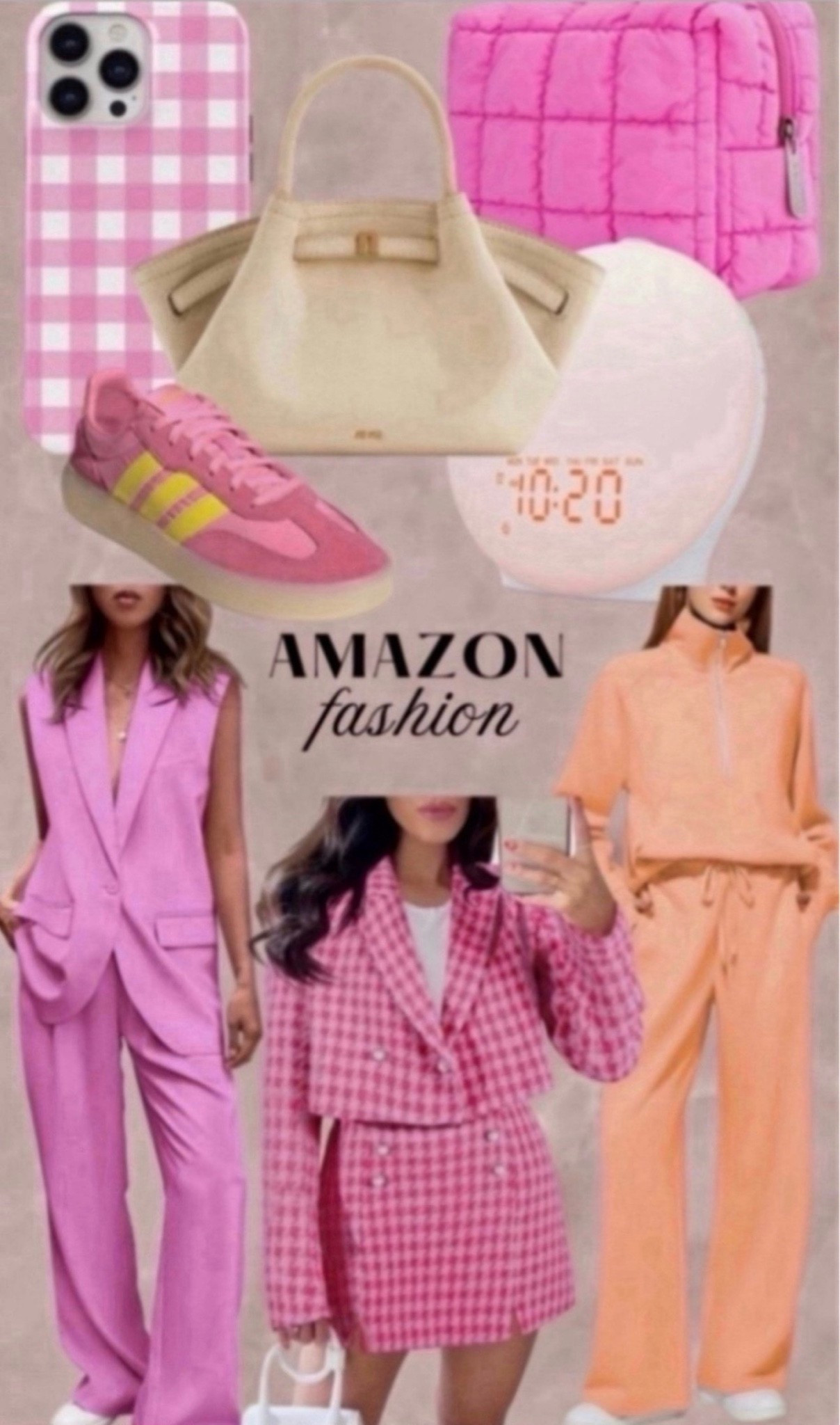 Amazon link vibes
Pink girl aesthetic