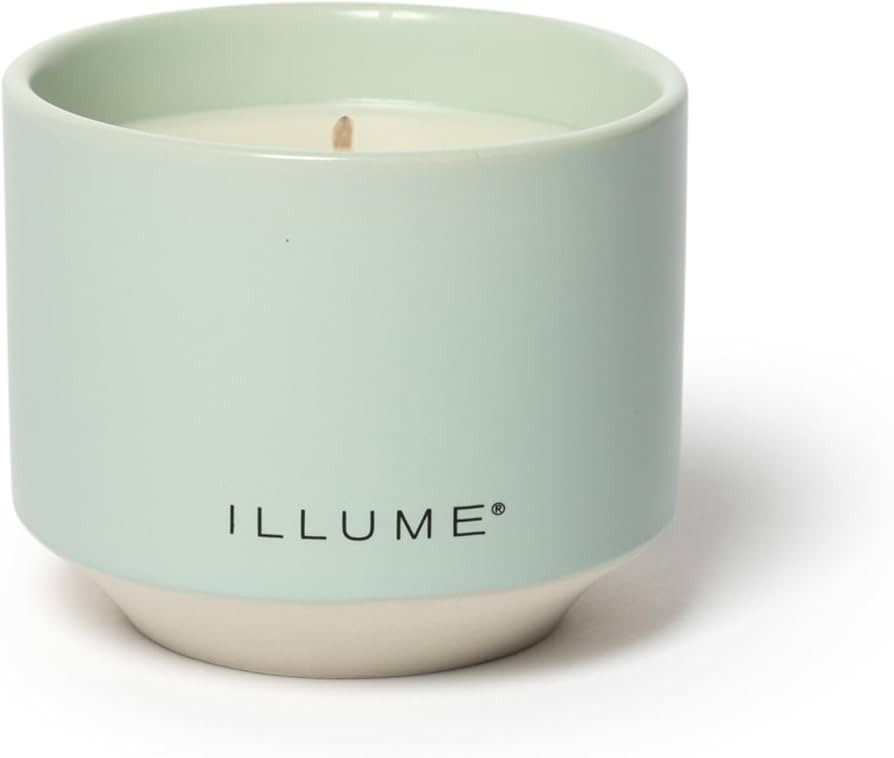 Illume Beautifully Done Essentials Fresh Sea Salt Matte Ceramic Scented Soy Candle | Amazon (US)