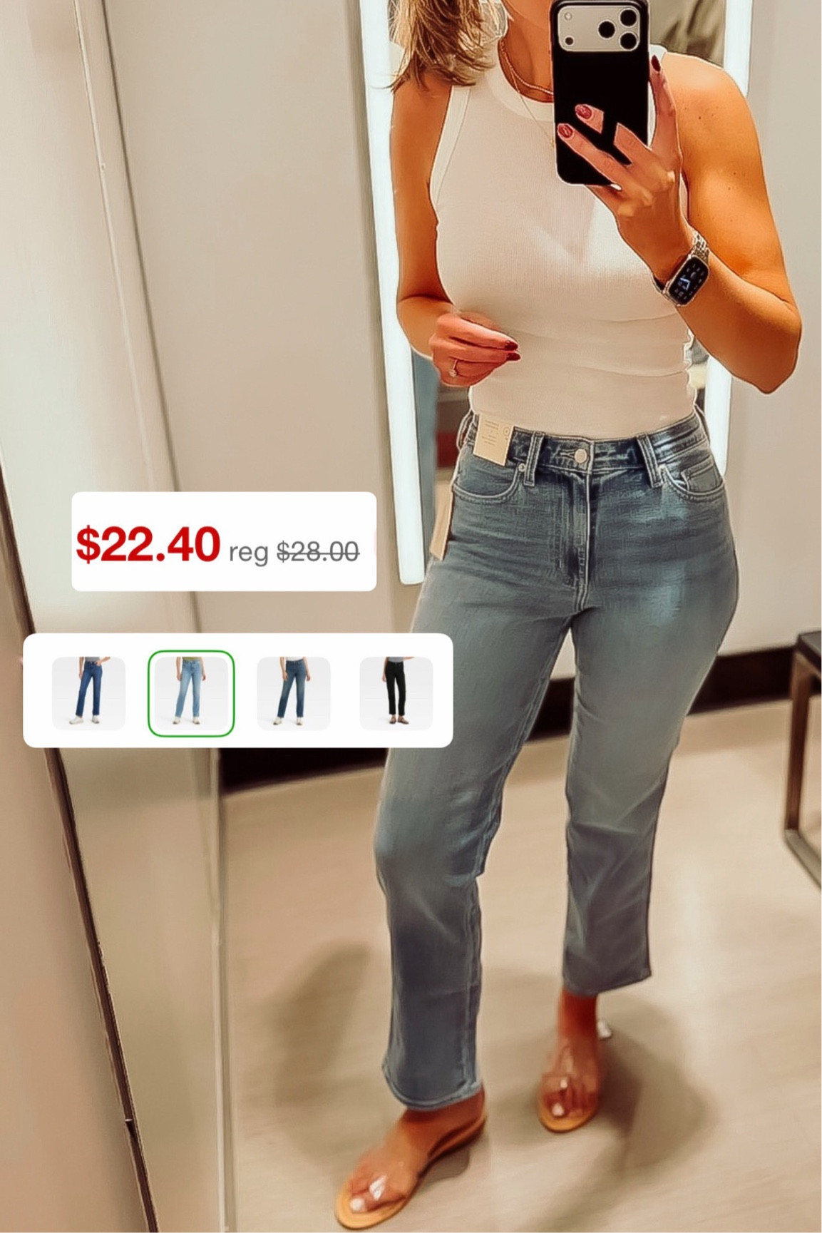 Target jeans on sale  These are GOOD!! Such a classic straight leg style. 
Wearing size 8 tts

#LTKootd #LTKmomlife