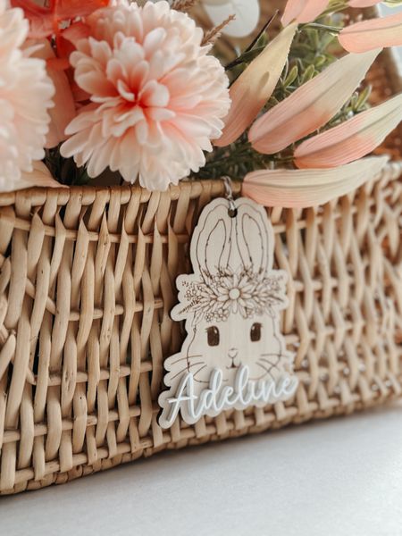 Easter bunny gift basket name tags with a cute little vintage floral bunny!

#LTKGiftGuide #LTKsalealert #LTKkids