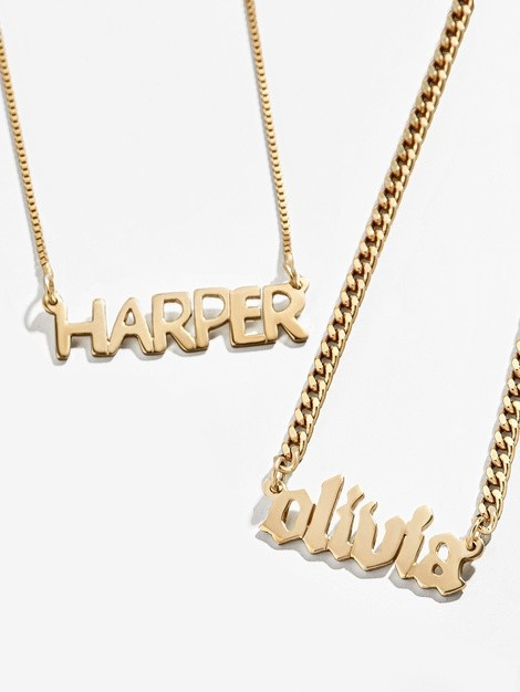 Nameplate Necklace | BaubleBar (US)