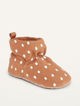 Unisex Printed Jersey Booties for Baby | Old Navy (US)
