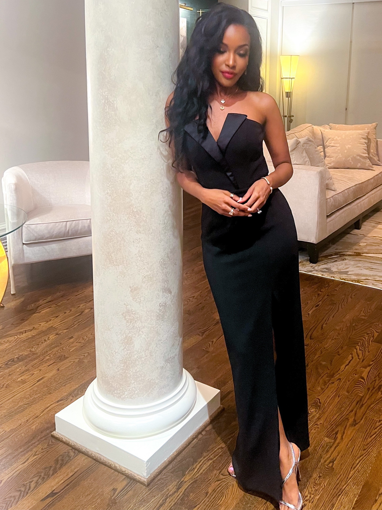 Amazing gala dress, holiday party of wedding dress!!! And so comfortable!! Little Black dress! It’s tuxedo dress style. 🖤 

#LTKparties #LTKHoliday #LTKwedding