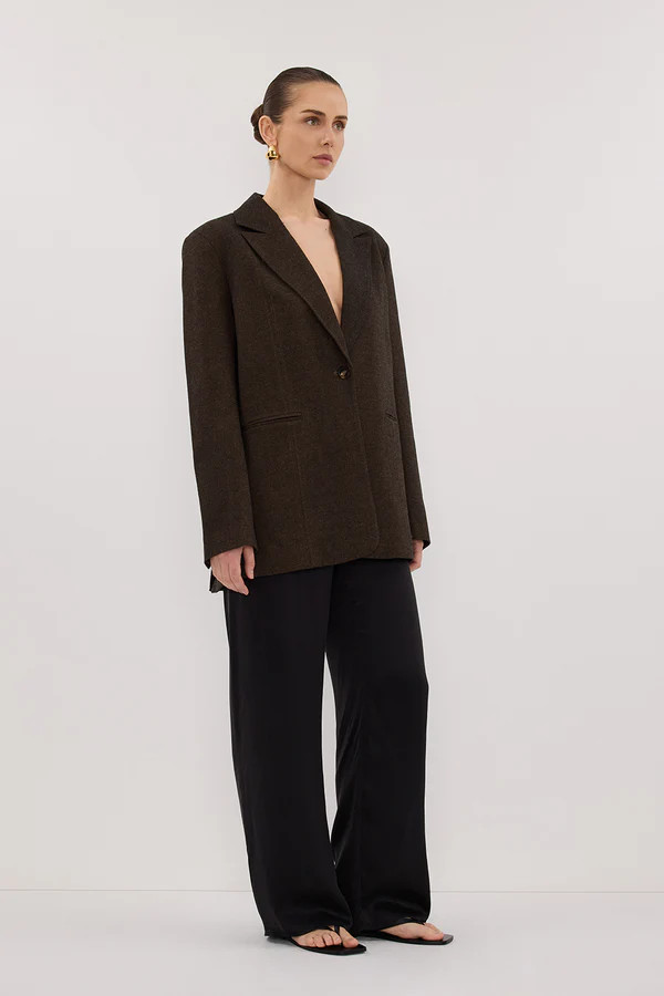 CHARLIE CHOC OVERSIZED WOOL BLEND BLAZER | DISSH