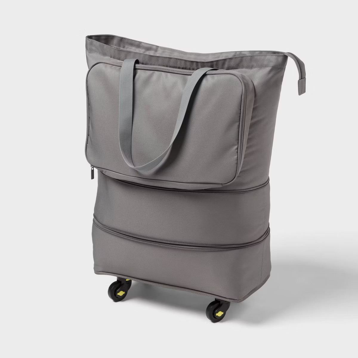 Collapsible Rolling Tote Radiant Gray - Brightroom™ | Target