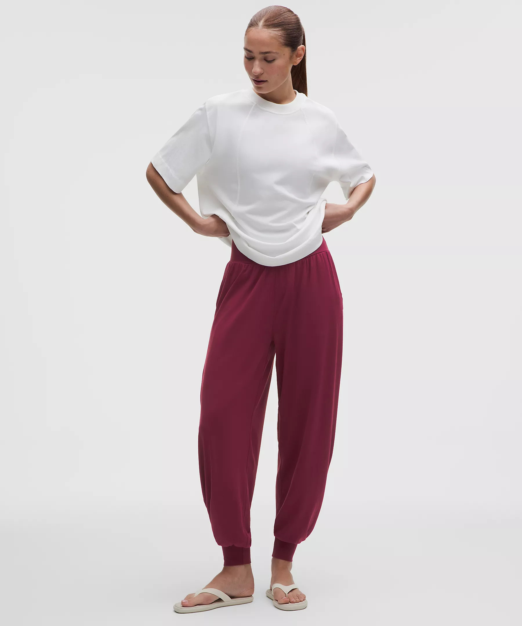 Rulu Drapey Oversized High-Rise Yoga Jogger | lululemon (CA)