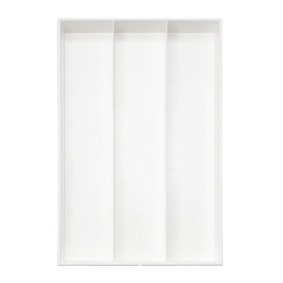 Expand-A-Drawer Utensil Tray White | The Container Store