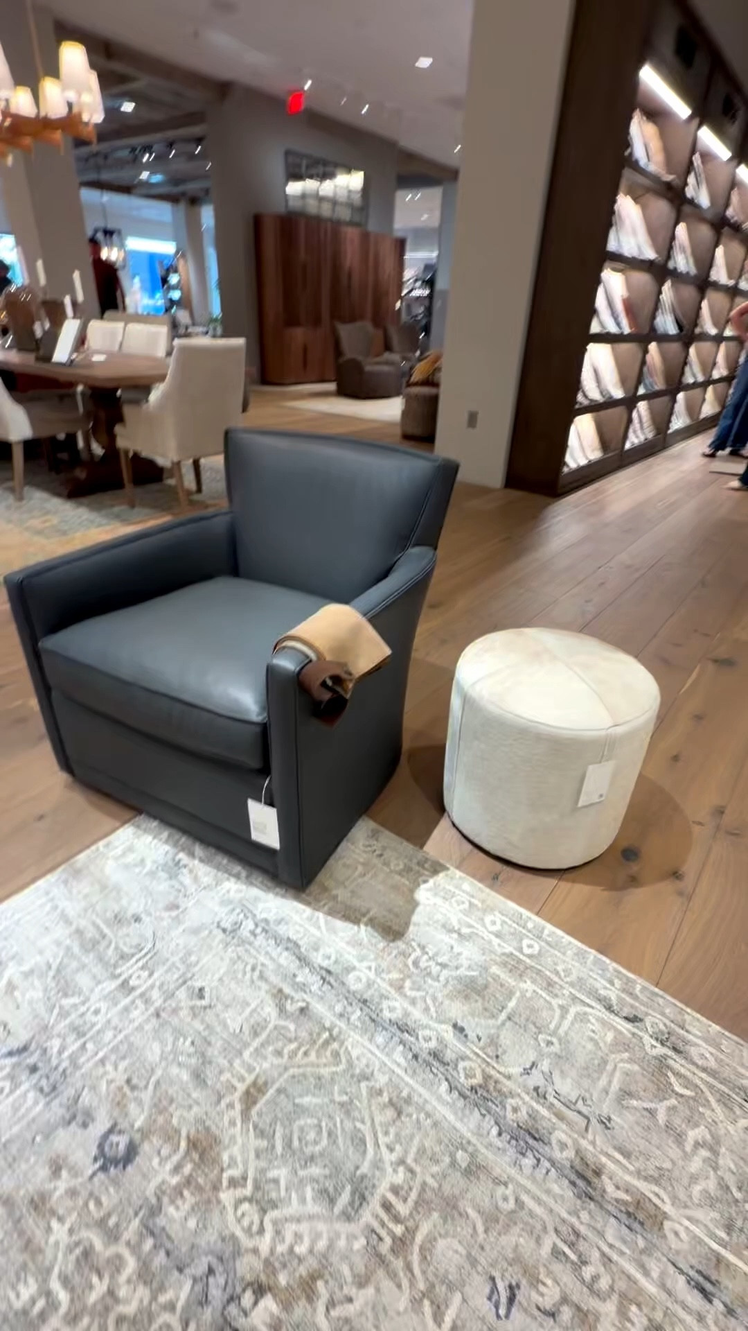 The leather is like butter! Arhaus elevates the recliner and the cow hide puff is chef’s kiss! Elevate any room with these Arhaus finds! #arhaus #recliner #luxuriouslivingroom 

#LTKHome