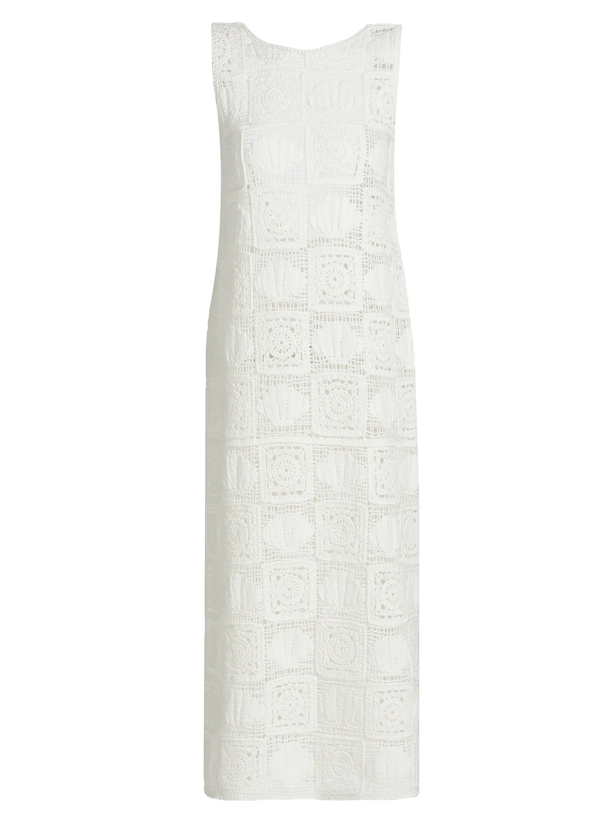 Calla Crochet-Knit Midi-Dress | Saks Fifth Avenue