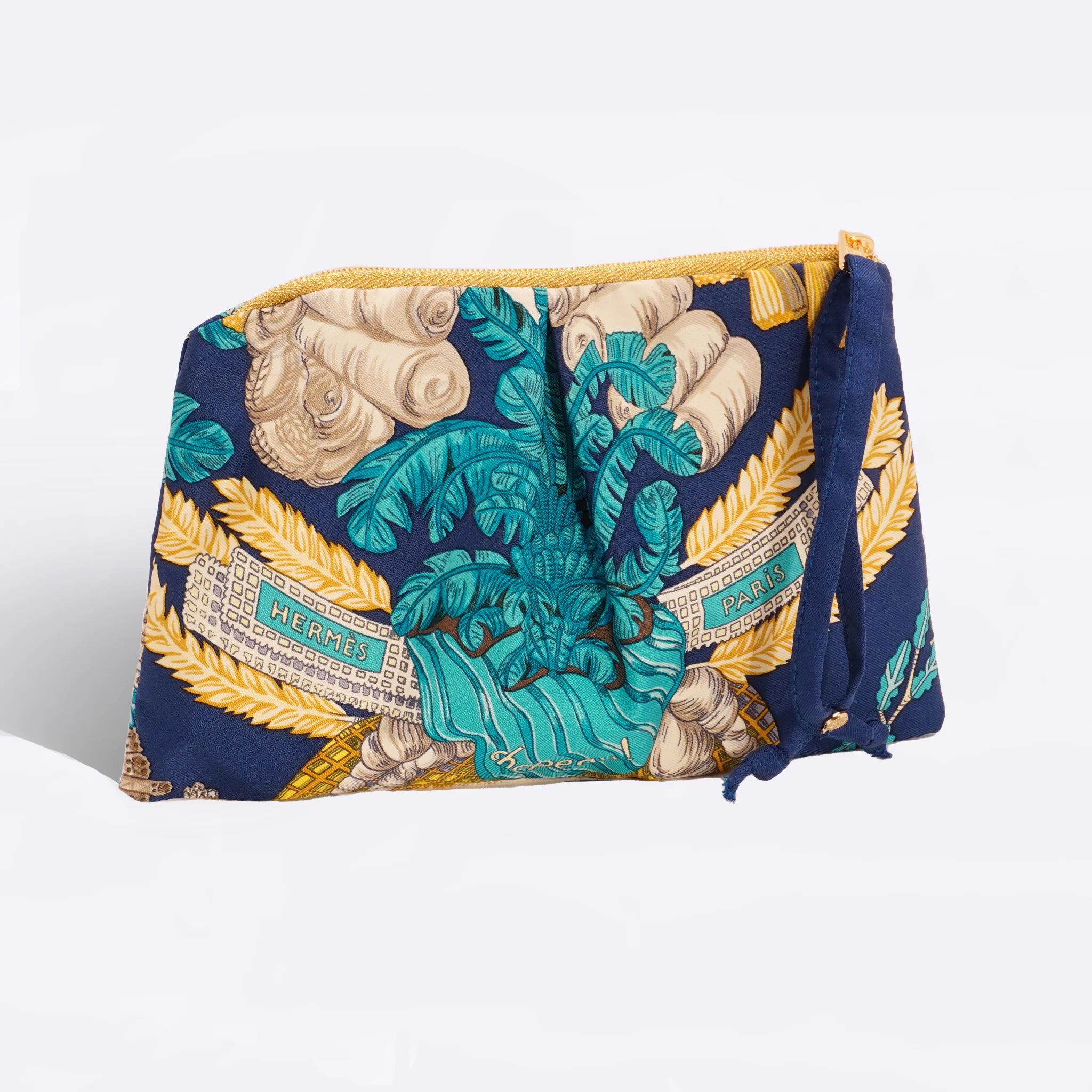 "Chapeau" Scarf Bag (Upcycled from Hermes Scarf) | Hampton Road Designs
