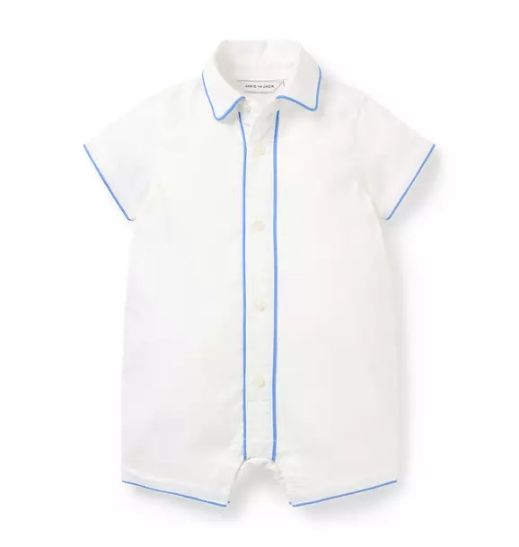 Baby Piped Romper | Janie and Jack