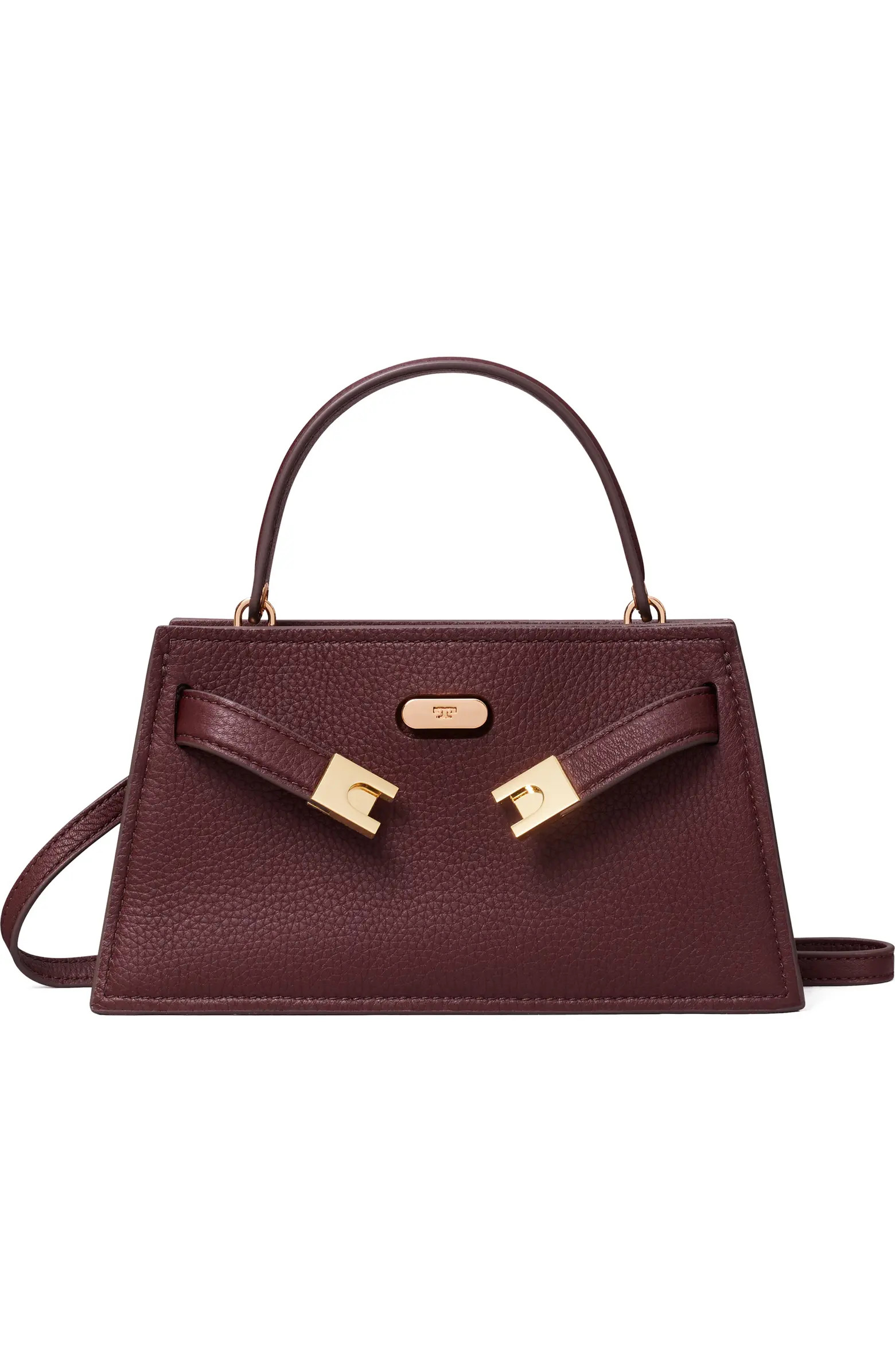 Mini Lee Radziwill Pebble Leather Satchel | Nordstrom