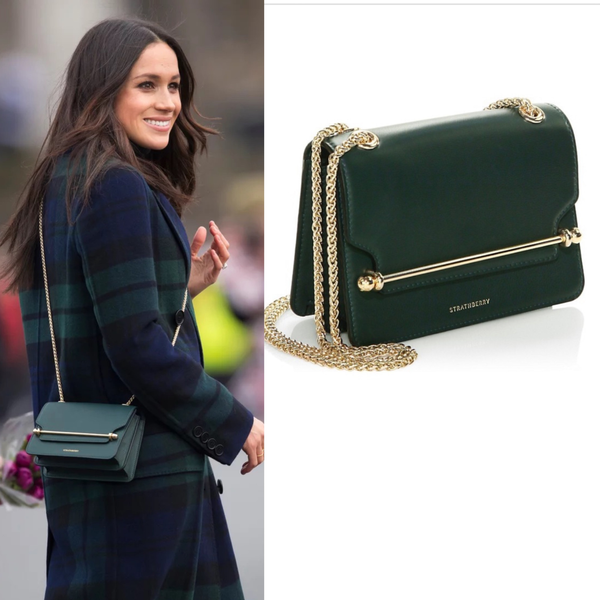 Strathberry East/West Mini Bag - Meghan Maven