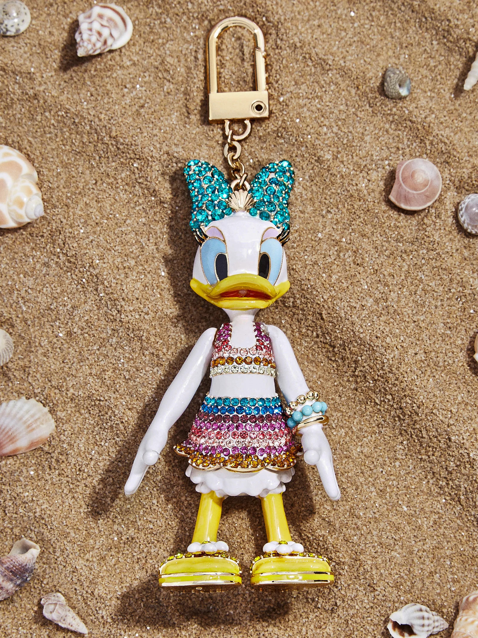 Daisy Duck Disney Bag Charm - Daisy Duck Beach Bum | BaubleBar (US)