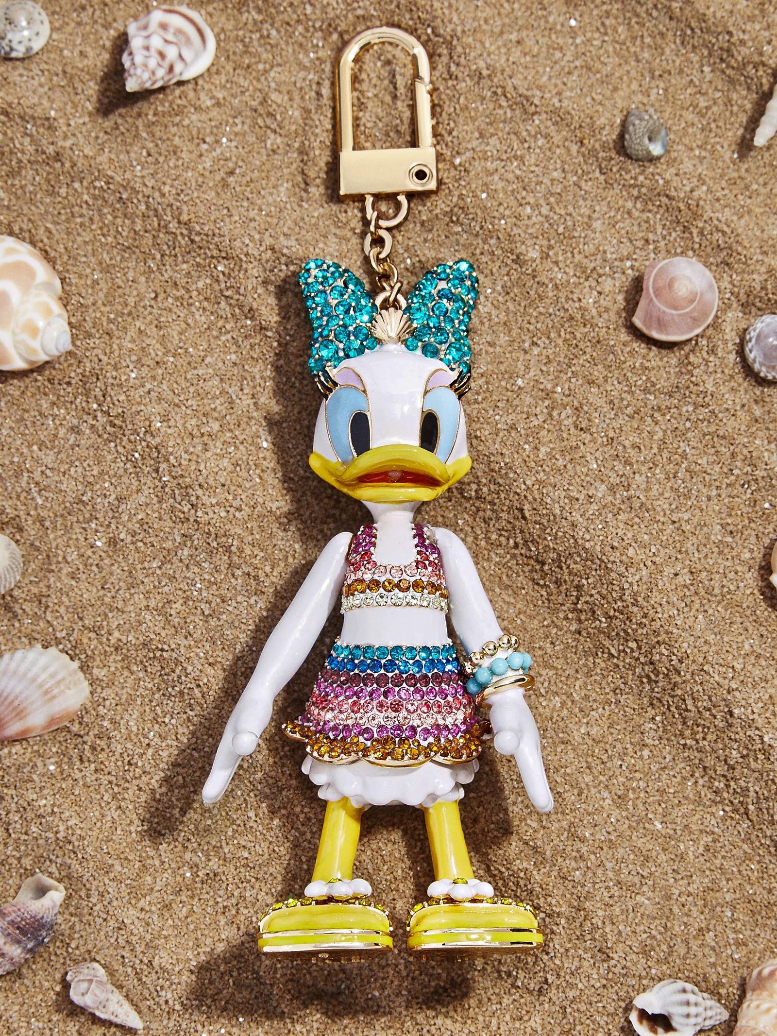 Daisy Duck Disney Bag Charm - Beach Bum | BaubleBar (US)