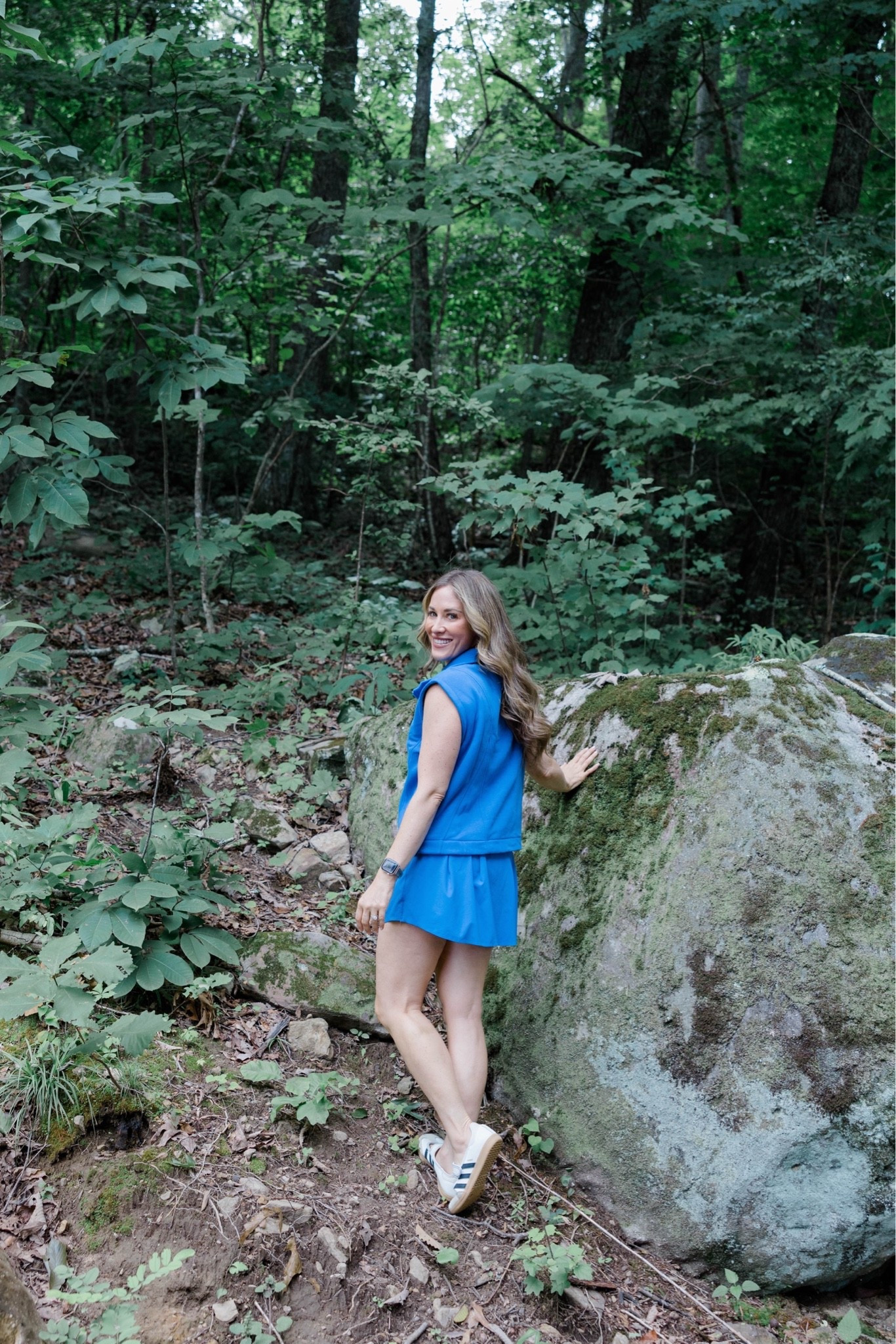 Obsessed with the pretty blue color and this new vest. Size XS in both.

#LTKOver40 #LTKSeasonal #LTKActive