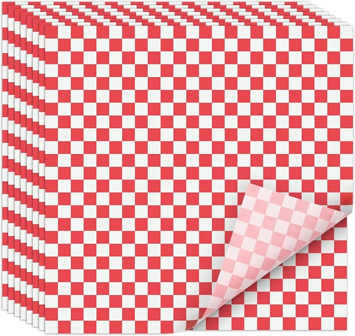 12 x 12 Inches Grease Proof Deli Paper Precut Sheets for Deli Food, BBQ, Picnic, Party (100 Pcs, ... | Amazon (US)