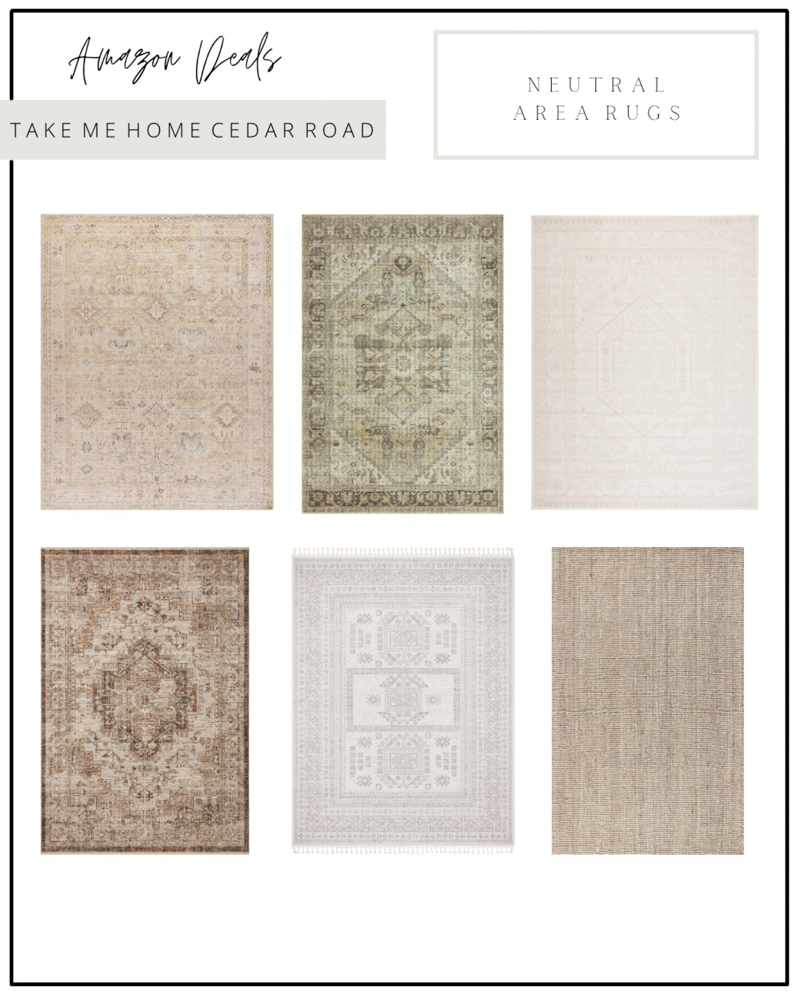 AMAZON PRIME BIG DEAL DAYS - area rugs

Neutral area rugs marked down for the sale! Love all of these.

Area rug, neutral rug, Loloi rug, bedroom rug, living room rug, jute rug, amazon, amazon home, amazon finds 

#LTKhome #LTKxPrime #LTKsalealert